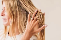 Cushion Cut Engagement Ring with 3.10 Carat TW of Lab Created Diamonds in 14kt Yellow Gold