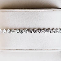 Lab-Created Diamond Tennis Bracelet with 10.00ct TW in 10KT Yellow Gold