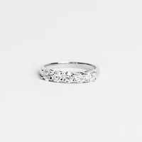 Round Lab-Created Diamond Band Ring with 2.00 Carat TW in 10KT White Gold
