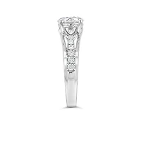 Lab Created Diamond Engagement Ring with 2.50 Carat TW in 14kt White Gold