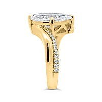 Marquise Engagement Ring with 3.18 Carat TW of Lab Created Diamonds in 14kt Yellow Gold