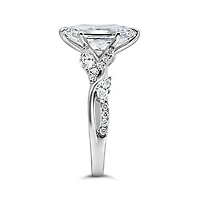 Dutch Marquise Engagement Ring with Carat TW of Lab Created Diamonds in 14kt Gold