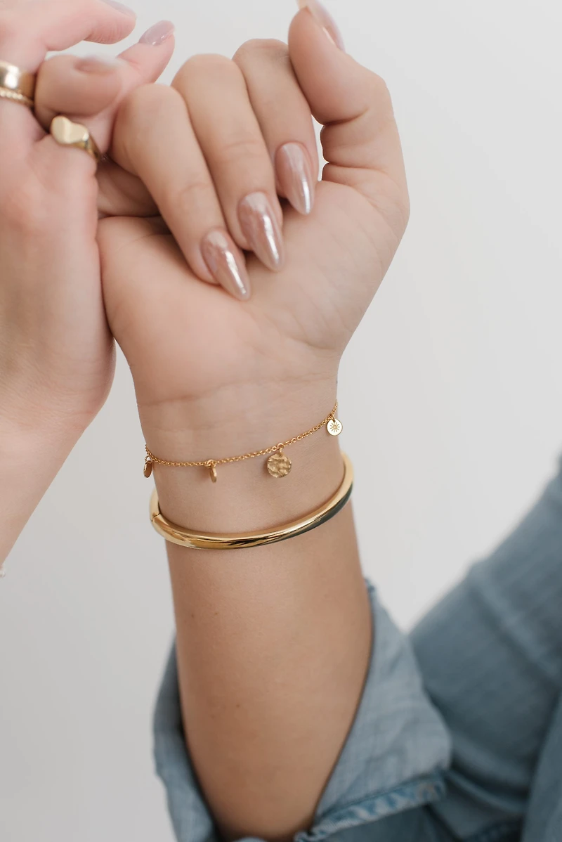 Cecilia Kissel x Paris 6.5+1″ Bracelet in Vermeil Gold Plated Sterling Silver