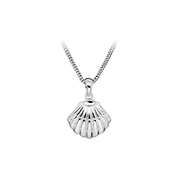 Shell Pendant in Sterling Silver with Chain