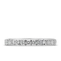 Lab Created Diamond Wedding Band with .50 Carat TW in 14kt White Gold