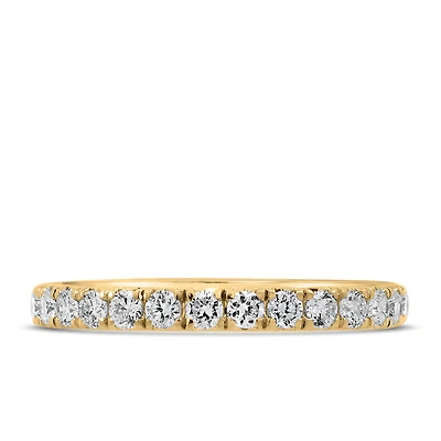 Lab Created Diamond Wedding Band with .50 Carat TW in 14kt Yellow Gold
