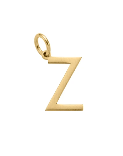 “Z” Initial Charm in 10kt Yellow Gold