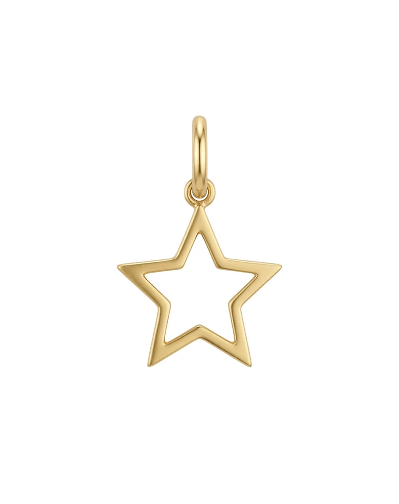 Star Charm in 10kt Yellow Gold