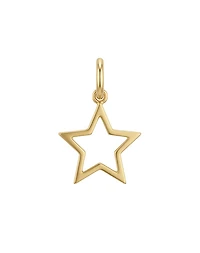 Star Charm in 10kt Yellow Gold