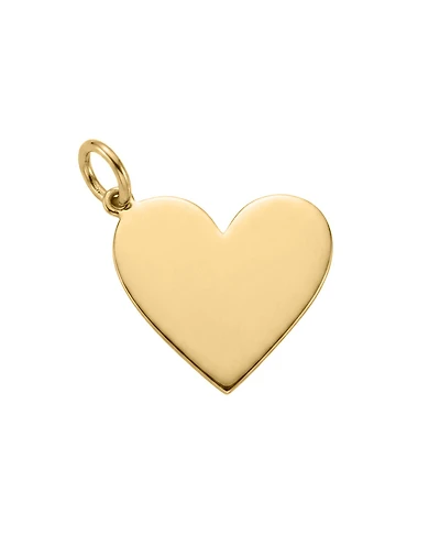 Heart Charm in 10kt Yellow Gold