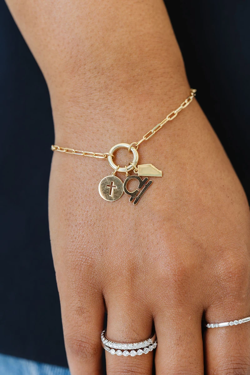 Alberta Province Charm in 10kt Yellow Gold