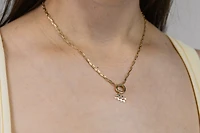 Aquarius Zodiac Charm in 10kt Yellow Gold