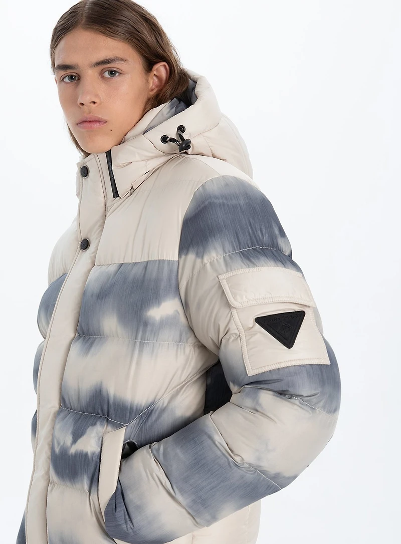 DOMITRI | Northern light dye printed Puffer