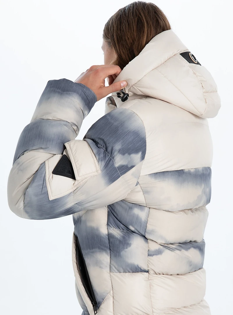 DOMITRI | Northern light dye printed Puffer