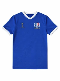 Waffle Effect Kids France Jersey