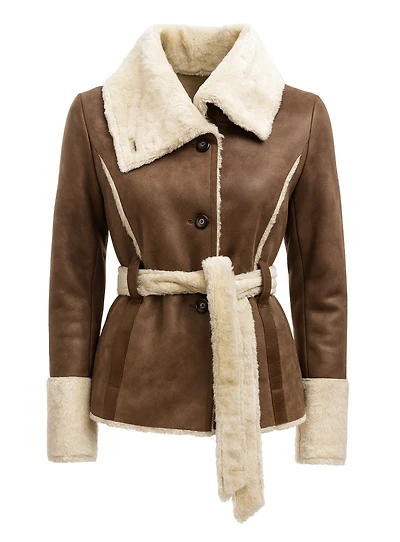 ELSSA | Manteau long en Melton