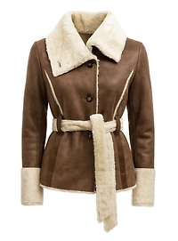 ELSSA | Manteau long en Melton