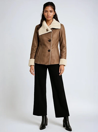 ELSSA |Melton Long Coat