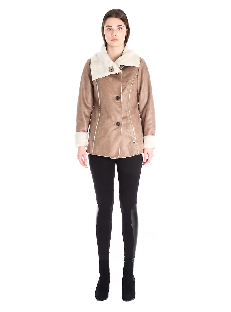 ELSSA |Melton Long Coat