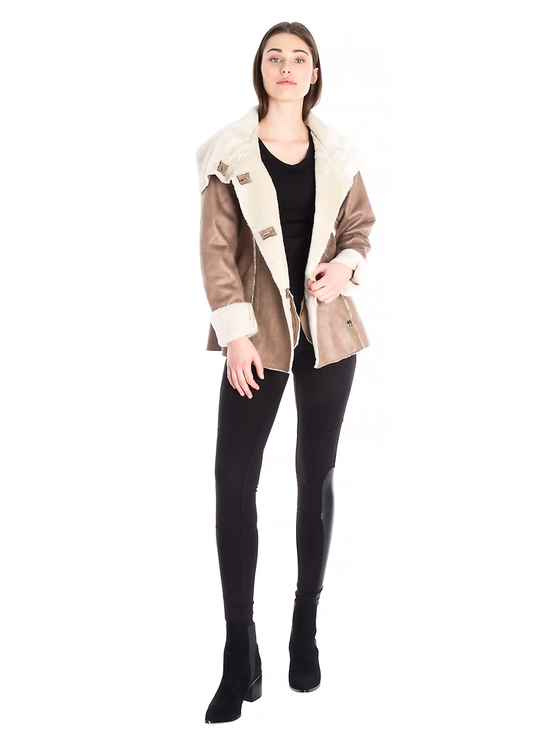 ELSSA |Melton Long Coat