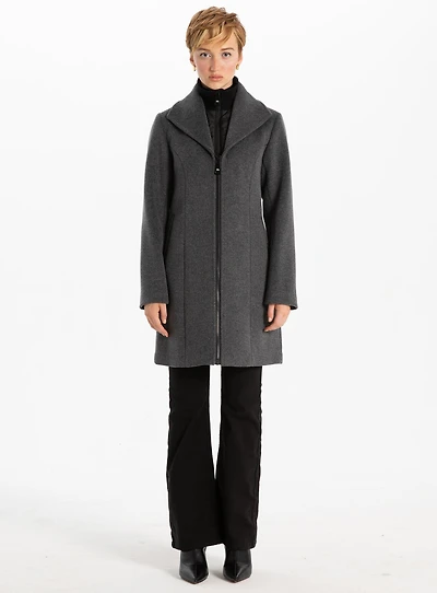 SERENA | Manteau long en Melton