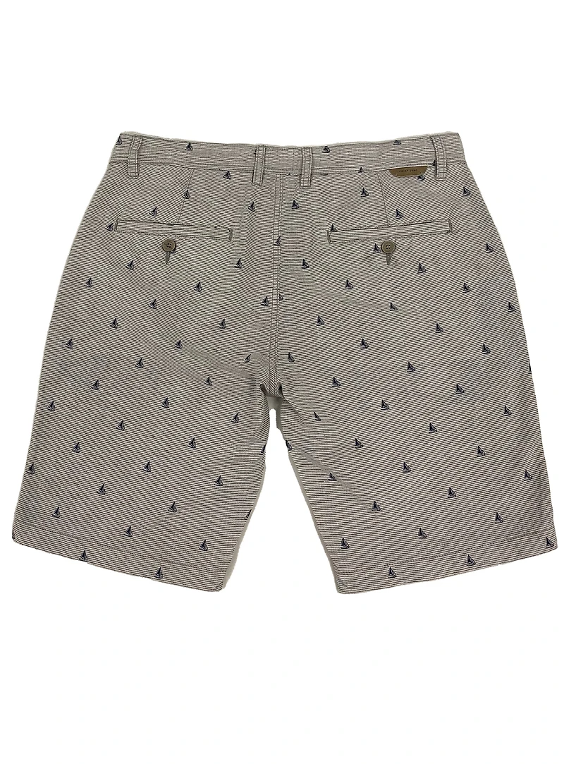 BASS | Linen cotton printed short