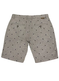 BASS | Linen cotton printed short