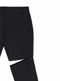 TYLER | Zip-off 4 way stretch pant/capri