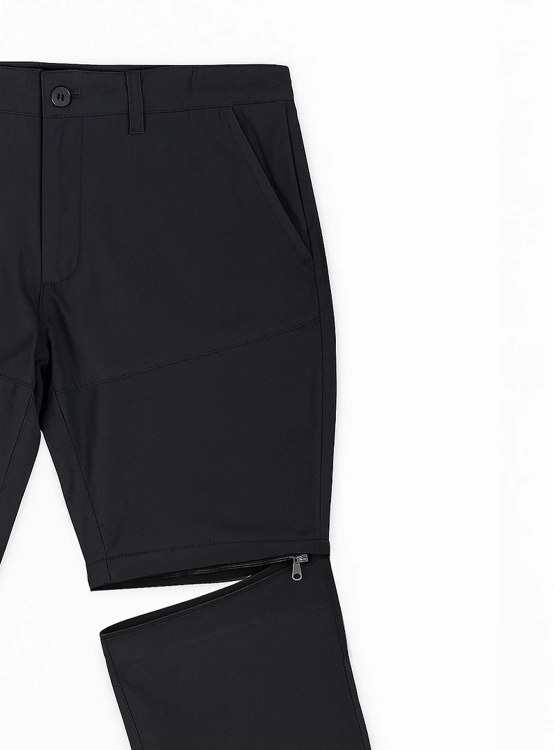 TYLER | Zip-off 4 way stretch pant/capri