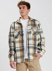ROMAIN | Poly Check Over Shirt