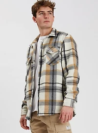 ROMAIN | Poly Check Over Shirt