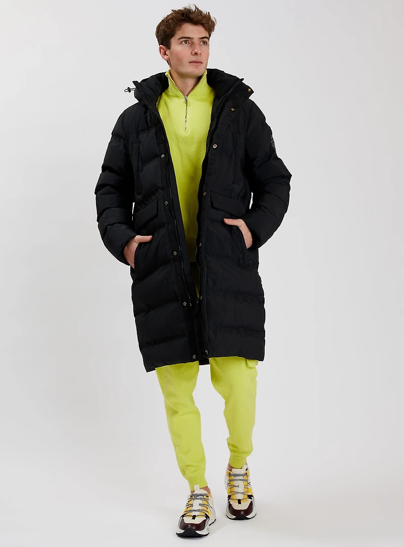 HUDSON| Veste longue matelassée