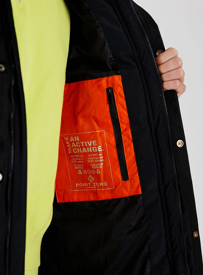 HUDSON| Veste longue matelassée