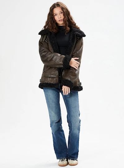 BRADLEY | Boyfriend's Aviator Jacket