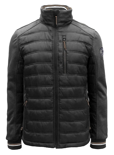 WALTER | Cut and Sew Textured Nylon Transitional Jacket