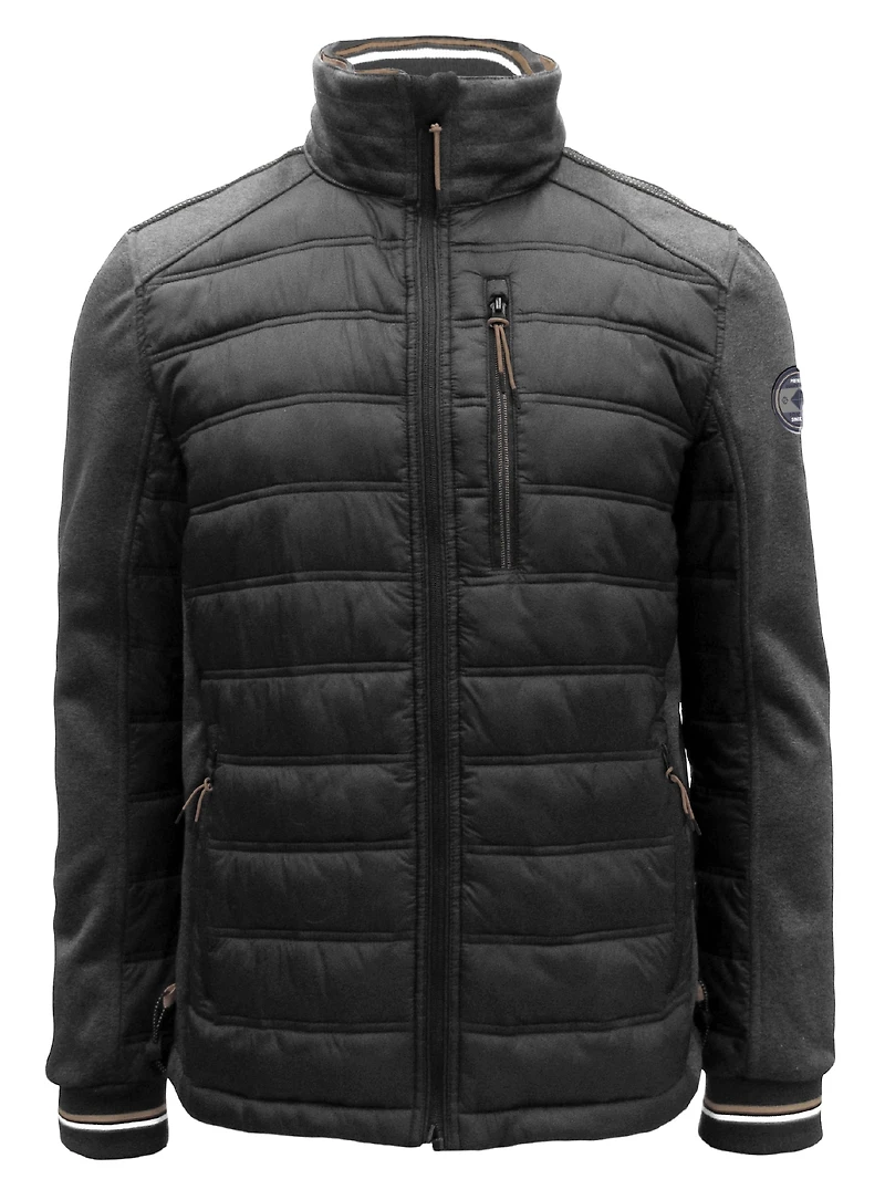 WALTER | Cut and Sew Textured Nylon Transitional Jacket