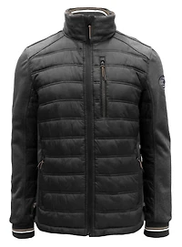WALTER | Cut and Sew Textured Nylon Transitional Jacket