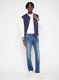 KRIS|Denim coupe droite à cinq poches