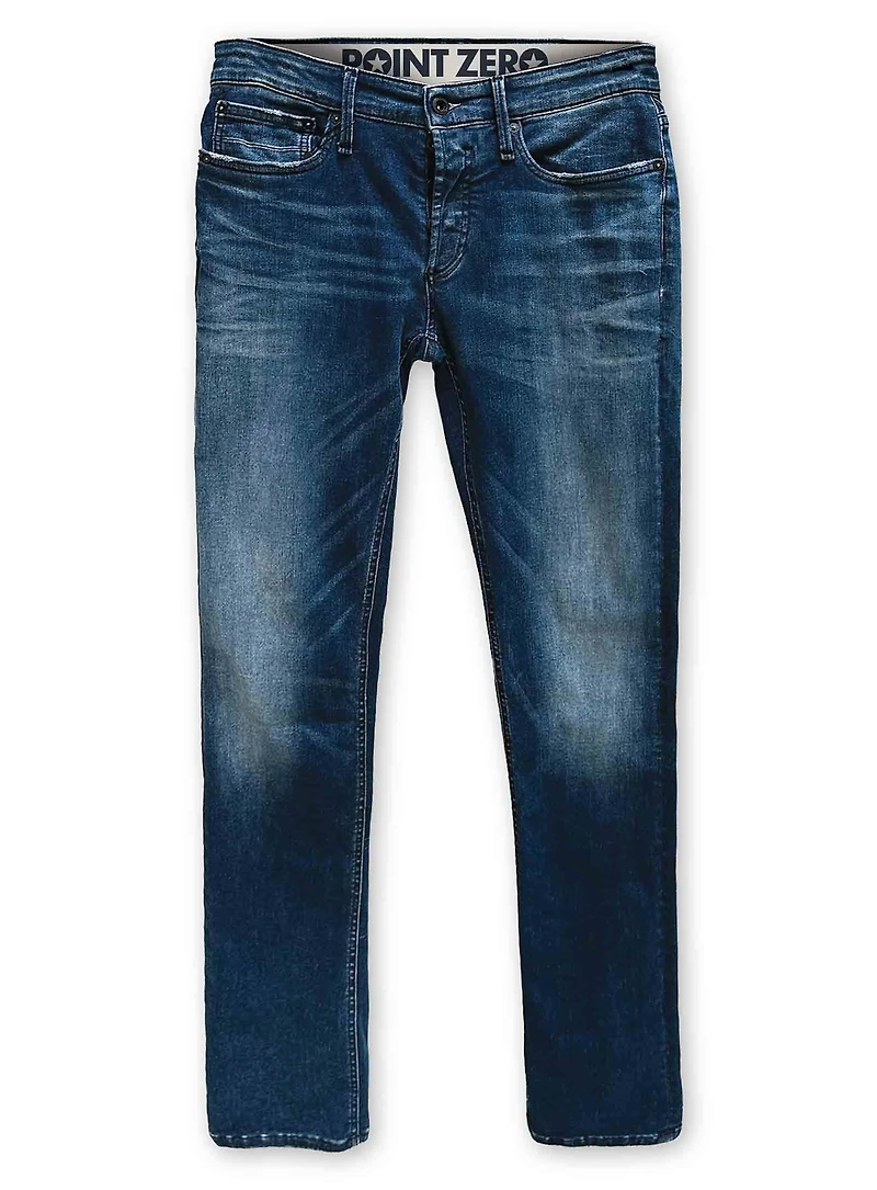 KRIS|Denim coupe droite à cinq poches