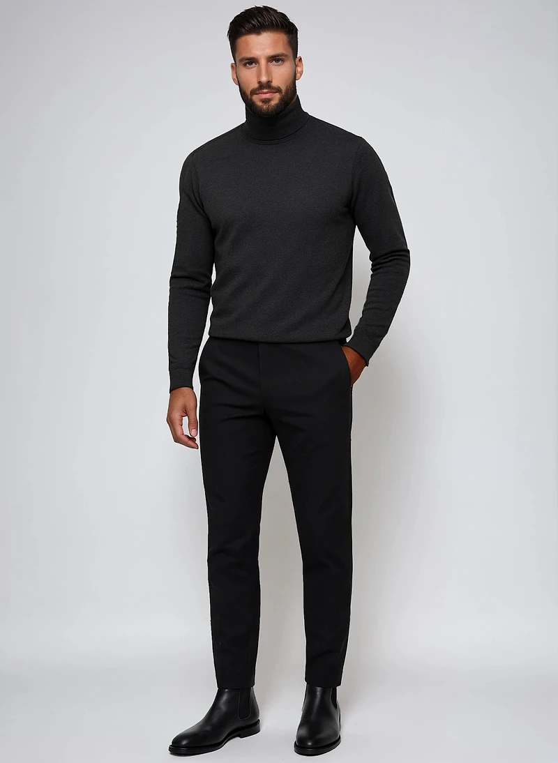 DAW | Interlock long-sleeve jersey Turtleneck