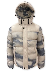 DOMITRI | Northern light dye printed Puffer