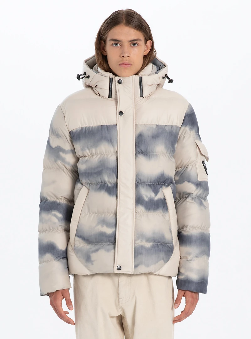 DOMITRI | Northern light dye printed Puffer