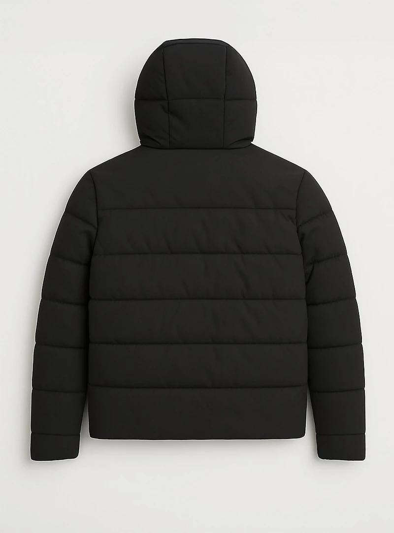 CYPRESS | Puffer with Sherpa interior collar