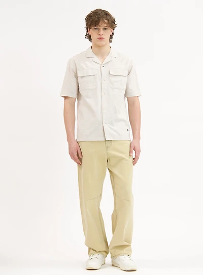 MORG | Linen Tuck-Out Short-Sleeve Shirt