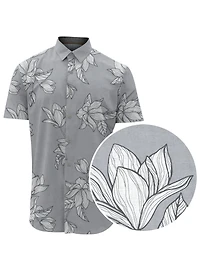 ROBINS | Linen Flower Print Shirt