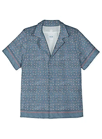 EZIO | Cabana Printed Stretch Shirt