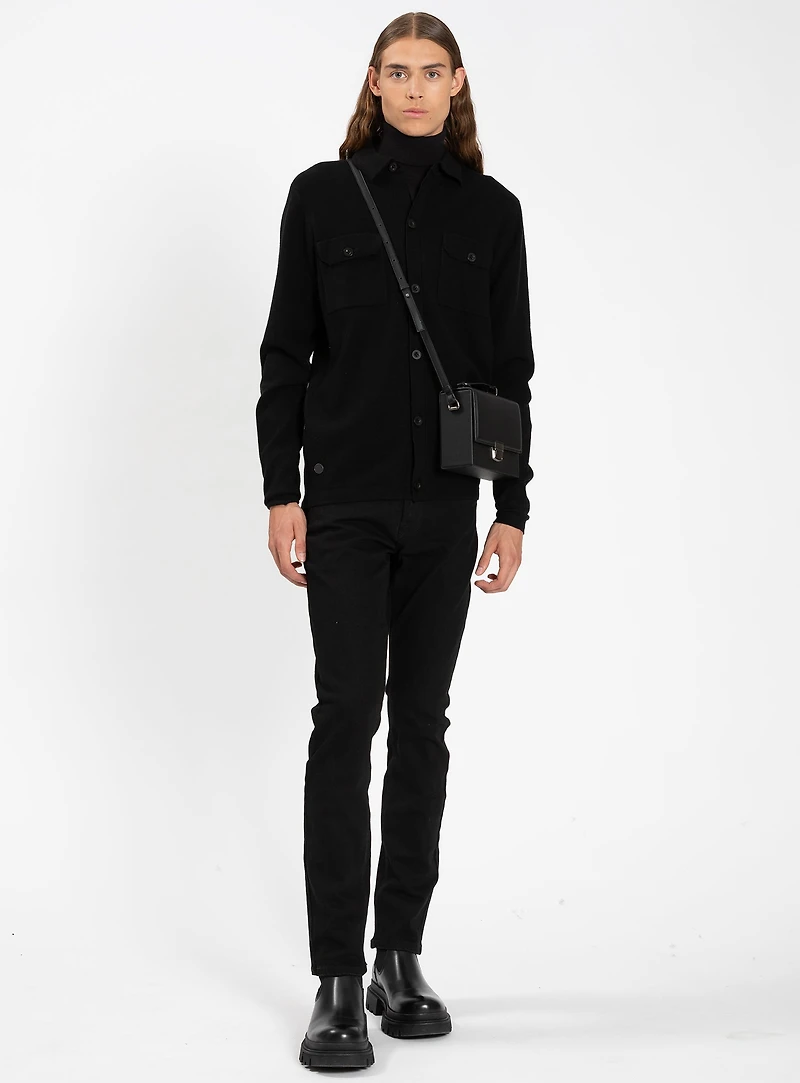 STEVE | Cashmere-Touch Knit Cardigan