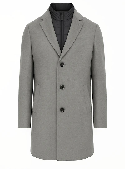 HUMBERT | Pardessus en laine Melton