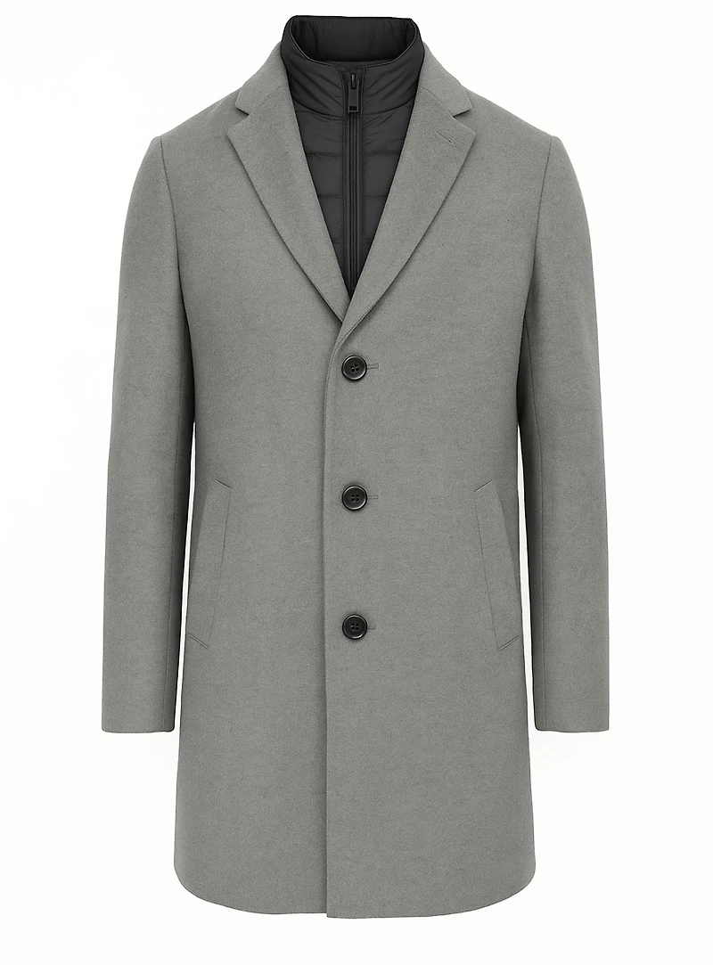 HUMBERT | Pardessus en laine Melton