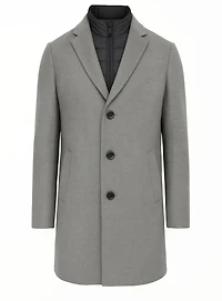HUMBERT | Pardessus en laine Melton